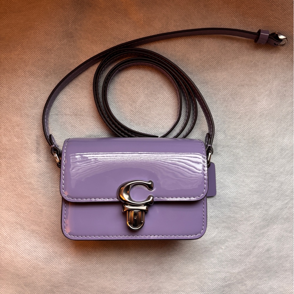 Coach Studio Bag 12 in light violet